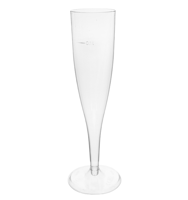 Calice Premium Plastica a Champagne o Vino 140ml 1p (10 Pezzi)