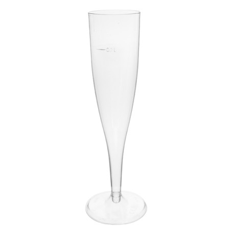Calice Premium Plastica a Champagne o Vino 140ml 1p (10 Pezzi)