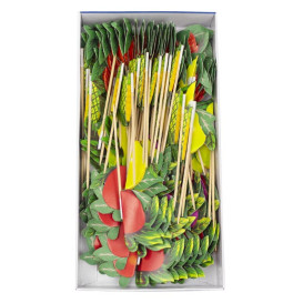 Decorazioni per Gelato Frutta 10 cm (100 Pezzi)