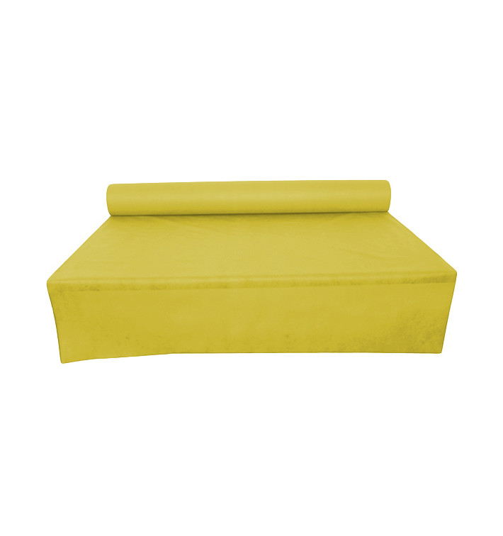 Tovaglia Rotolo Non Tessuto Giallo 1,2x50m 50g (1 Unità) Tovaglia Rotolo Non Tessuto Giallo 1,2x50m 50g (1 Unità)