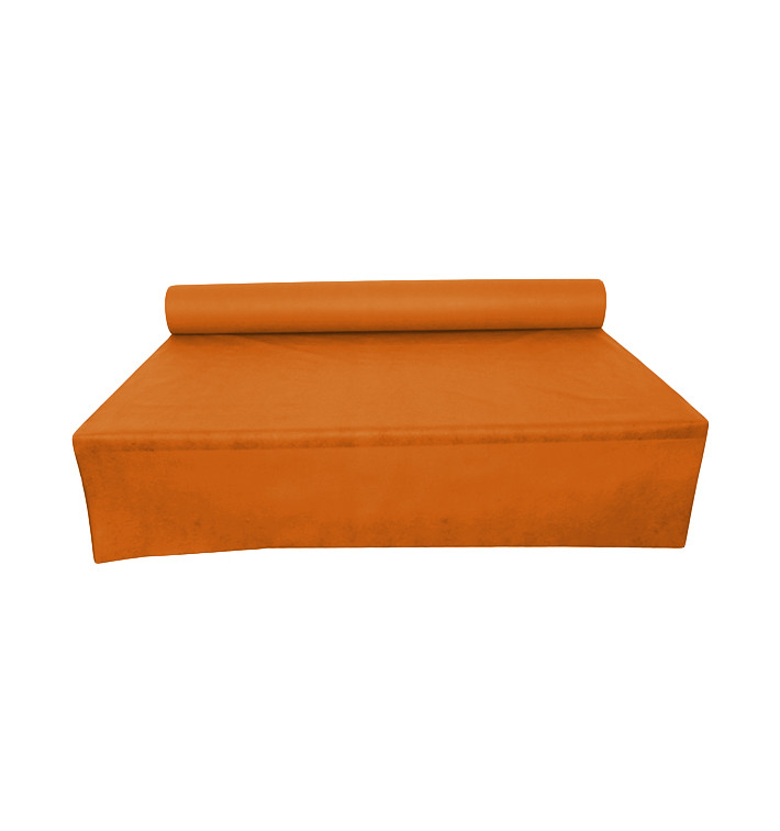 Tovaglia Rotolo Non Tessuto Arancione 1,2x50m 50g (6 Pezzi) Tovaglia Rotolo Non Tessuto Arancione 1,2x50m 50g (6 Pezzi)