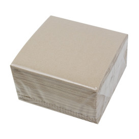 Tovagliolo di Carta Kraft 2V Punta-Punta 33x33cm (50 Pezzi)