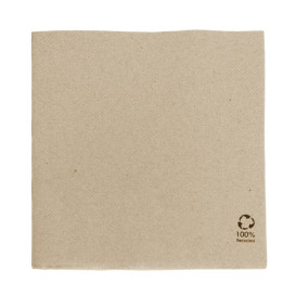 Tovagliolo di Carta Kraft 2V Punta-Punta 33x33cm (1.350 Pezzi)