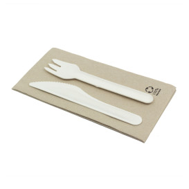 Tovagliolo di Carta 1/8 40x40 Eco Punta-Punta (50 Pezzi)