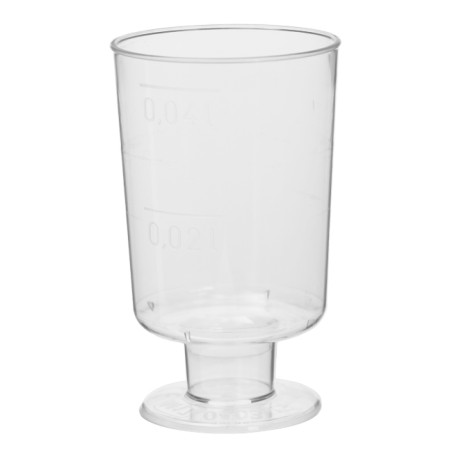 Calice di Plastica con Gambo 40ml (1.400 Pezzi)