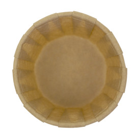 Contenitori di Carta Plisato Kraft di 60ml (250 Pezzi)