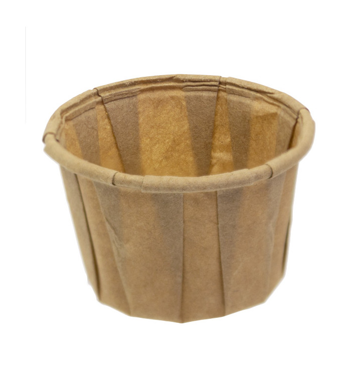 Contenitori di Carta Plisato Kraft di 30ml (5000 Pezzi) Contenitori di Carta Plisato Kraft di 30ml (5000 Pezzi)