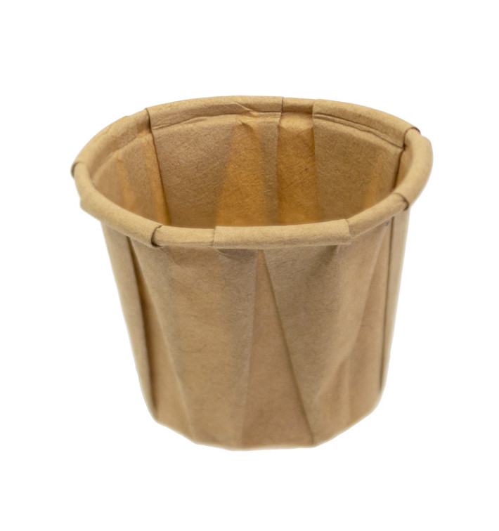 Contenitori di Carta Plisato Kraft di 22ml (5000 Pezzi) Contenitori di Carta Plisato Kraft di 22ml (5000 Pezzi)