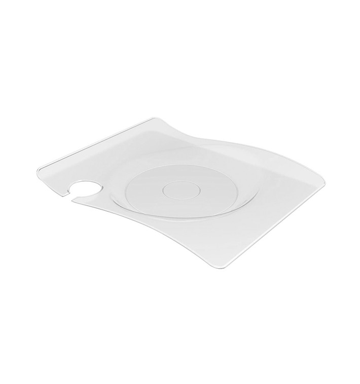 Piatto di Plastica "Forma" Catering Trasp. 22x18 cm (180 Pezzi) Piatto di Plastica "Forma" Catering Trasp. 22x18 cm (180 Pezzi)