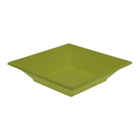 Piatto Plastica Fondo Quadrato Pistacchio 170mm (300 Pezzi)