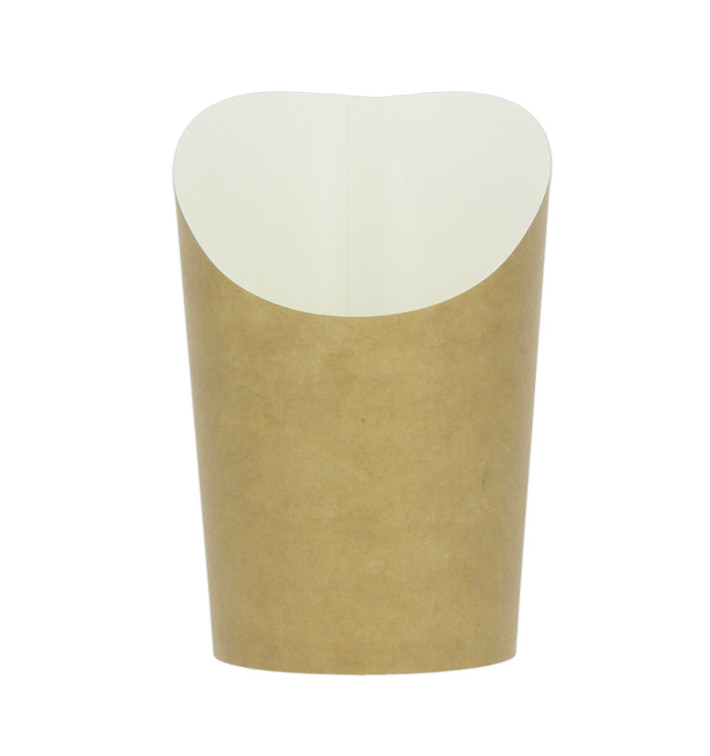 Bicchiere di Cartone Kraft per Fritti e Wrap Ø7,8x10,8cm (1.320 Pezzi) Bicchiere di Cartone Kraft per Fritti e Wrap Ø7,8x10,8cm (1.320 Pezzi)