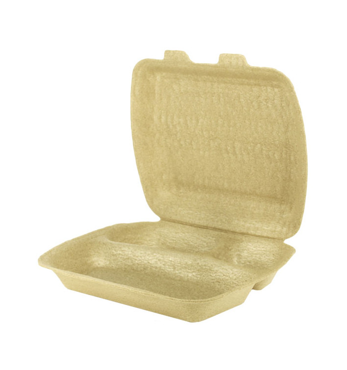 Contenitori MenuBox XPP 3S Crema 24x20,5x7cm (50 Pezzi) Contenitori MenuBox XPP 3S Crema 24x20,5x7cm (50 Pezzi)