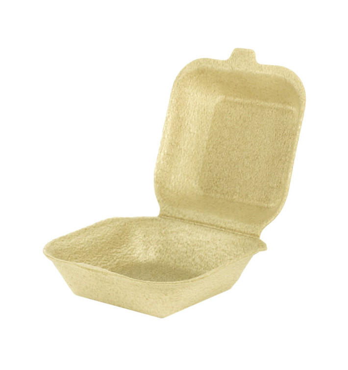 Contenitori Hamburger in XPP Crema 13,5x13,5x7cm (500 Pezzi) Contenitori Hamburger in XPP Crema 13,5x13,5x7cm (500 Pezzi)