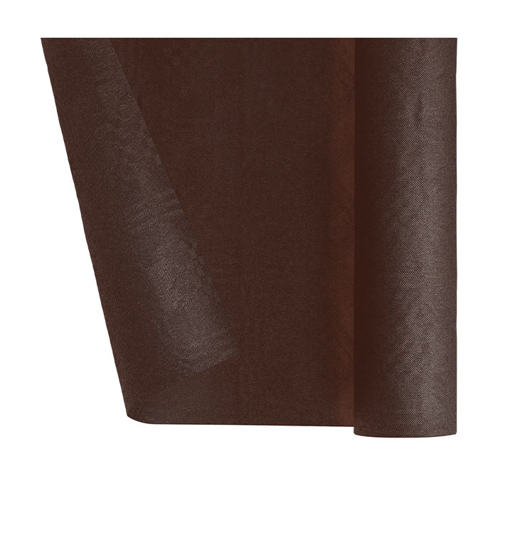 Tovaglia di Carta Rotolo Cioccolato 1,2x7m (1 Pezzi) Tovaglia di Carta Rotolo Cioccolato 1,2x7m (1 Pezzi)