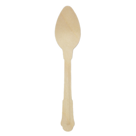 Cucchiaino di Legno 12cm (100 Pezzi)