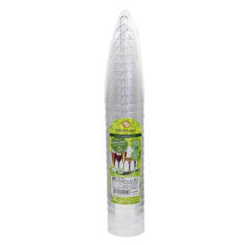 Calice Plastica Flute Gambo Transparente 120ml 2P (200 Pezzi)