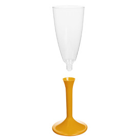 Calice Plastica Flute Gambo Mango 120ml 2P (20 Pezzi)