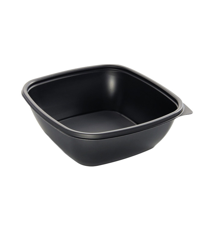 Contenitori di Plastico PP Nero 16,5x16,5x6cm (300 Pezzi) Contenitori di Plastico PP Nero 16,5x16,5x6cm (300 Pezzi)