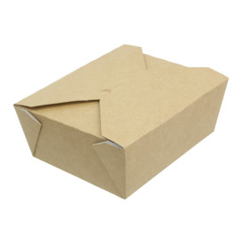 Contenitore di Cibo Kraft 15x12x6,5cm (25 Pezzi)