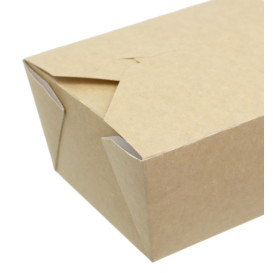 Contenitore di Cibo Kraft 11,8x9x6,3cm (250 Pezzi)