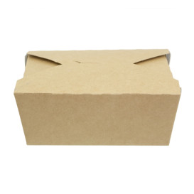 Contenitore di Cibo Kraft 15x12x6,5cm (25 Pezzi)