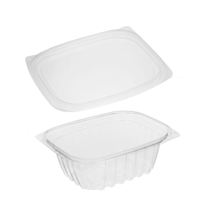 Contenitore Compostabile PLA con Coperchio 355ml (100 Pezzi) Contenitore Compostabile PLA con Coperchio 355ml (100 Pezzi)