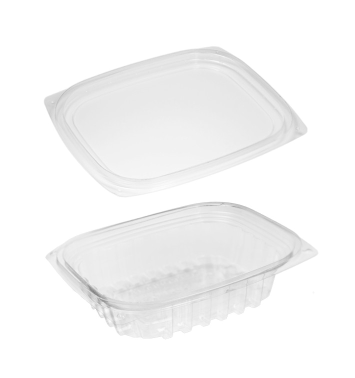 Contenitore Compostabile PLA con Coperchio 235ml (100 Pezzi) Contenitore Compostabile PLA con Coperchio 235ml (100 Pezzi)