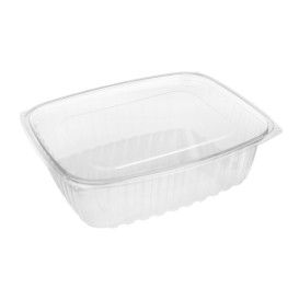 Contenitore Compostabile PLA con Coperchio 1420ml (50 Pezzi)