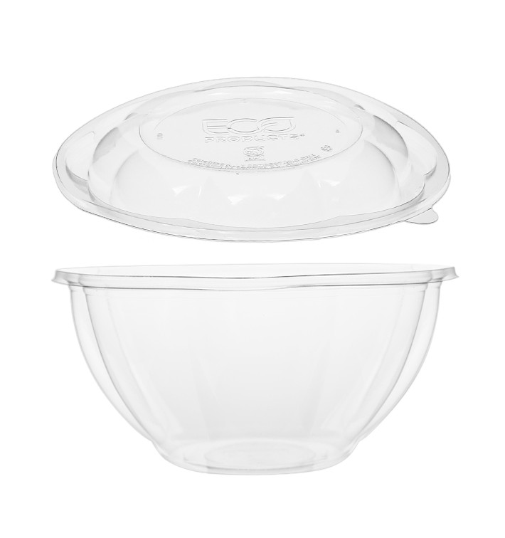 Contenitore con Coperchio PLA 940ml (150 Pezzi) Contenitore con Coperchio PLA 940ml (150 Pezzi)