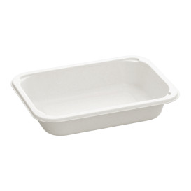 Contenitori Canna da Zucchero PLA 580ml 18,7x13,6x3,6cm (75 Pezzi)