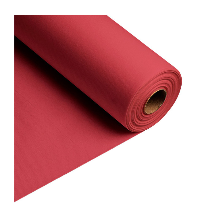 Tovaglia Runner Airlaid Rosso 0,4x48m Pretagliati a 30cm (1 Pezzo)