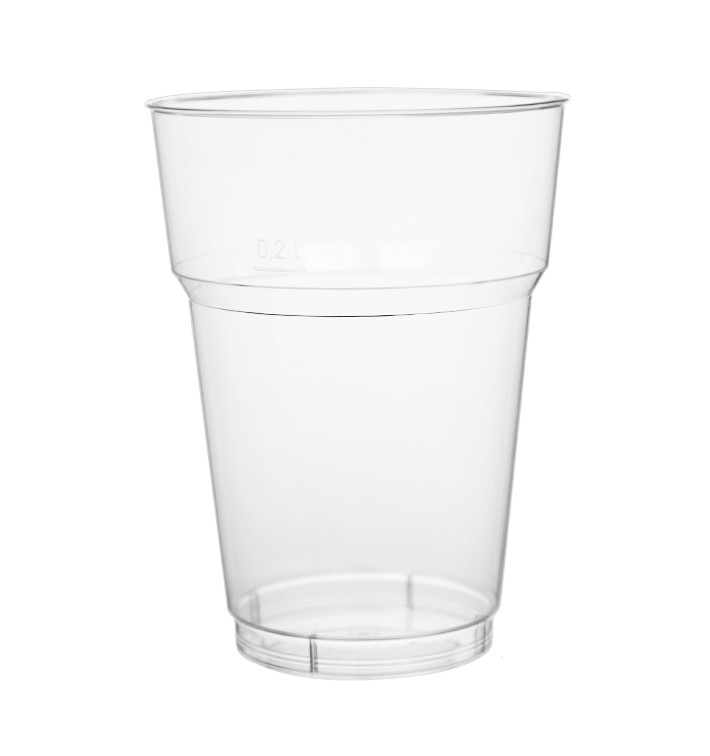 Bicchiere da Birra PS Trasparente 200 ml (40 Pezzi) Bicchiere da Birra PS Trasparente 200 ml (40 Pezzi)