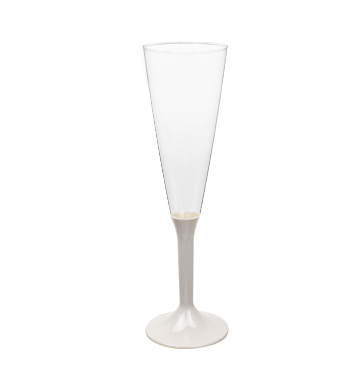 Calice Plastica Flute Gambo Beige 160ml 2P (200 Pezzi) Calice Plastica Flute Gambo Beige 160ml 2P (200 Pezzi)