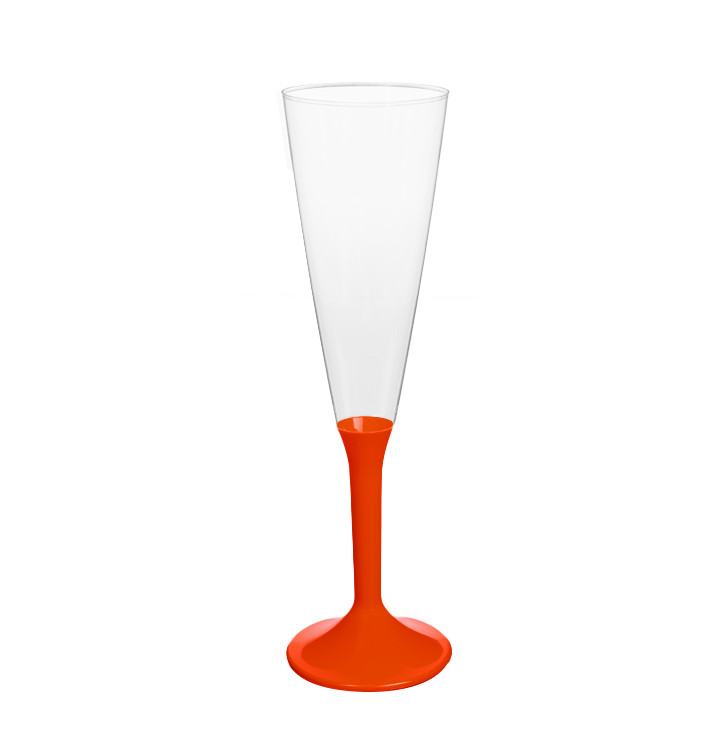 Calice Plastica Flute Gambo Red 160ml 2P (20 Pezzi) Calice Plastica Flute Gambo Red 160ml 2P (20 Pezzi)
