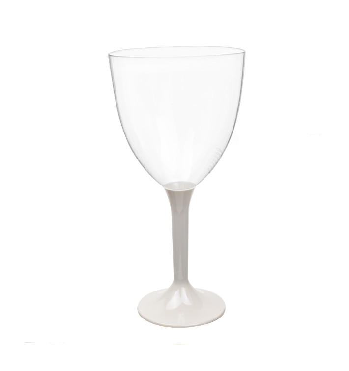Calice Plastica Vino Gambo Beige 300ml 2P (20 Pezzi) Calice Plastica Vino Gambo Beige 300ml 2P (20 Pezzi)