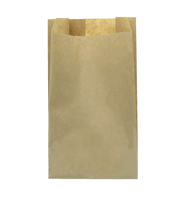 Sacchetto di Carta Kraft 14+7x24cm (200 Pezzi) Sacchetto di Carta Kraft 14+7x24cm (200 Pezzi)