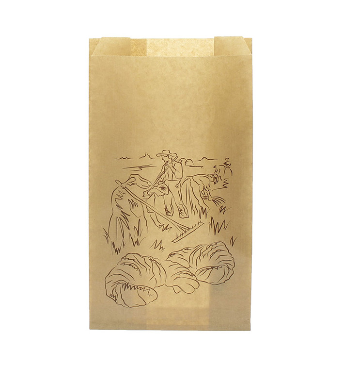 Sacchetto di Carta Kraft "Siega" 12+6x20cm (250 Pezzi) Sacchetto di Carta Kraft "Siega" 12+6x20cm (250 Pezzi)