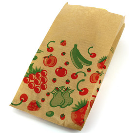 Sacchetto di Carta per Frutta 14+7x28cm (100 Pezzi)