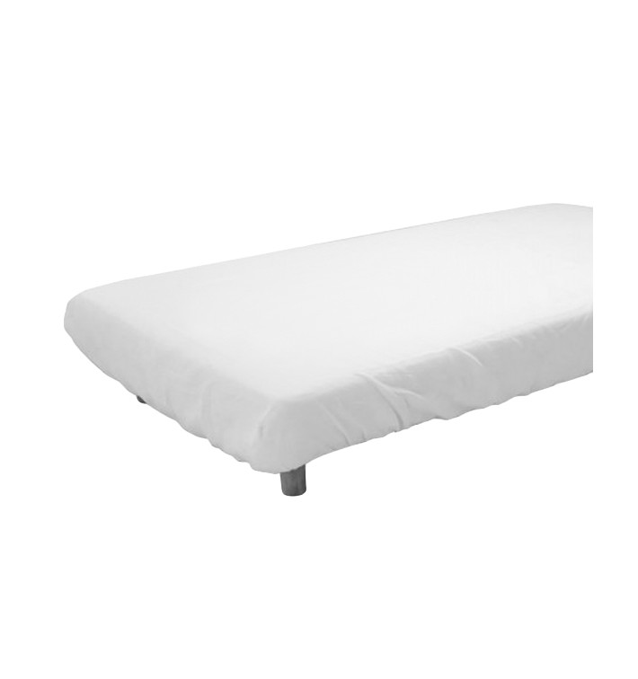 Lenzuola Non Regolabile in TNT di PP SMS 180x210cm Bianco (100 Pezzi)