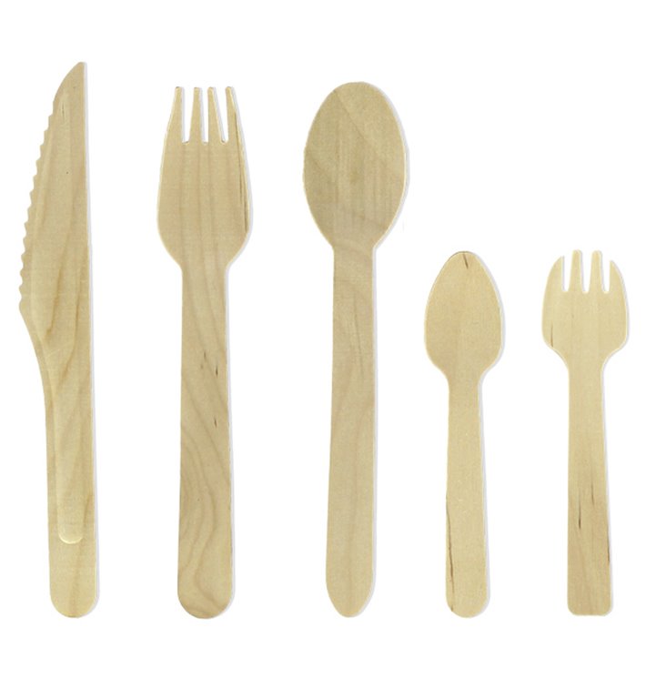 forchette di legno