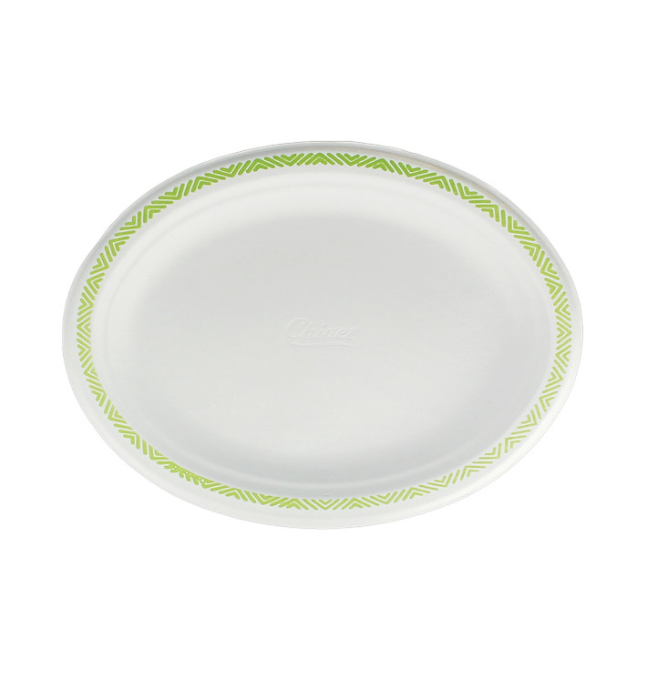 Vassoi di Carta Chinet Ovale 260x190mm Good to go (140 Pezzi) Vassoi di Carta Chinet Ovale 260x190mm Good to go (140 Pezzi)