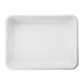 Vassoi Bio di Canna da Zucchero 196x147x27mm (50 Pezzi)