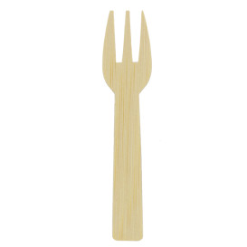 Mini-forchetta di Bambu 7,5cm (1.200 Pezzi)