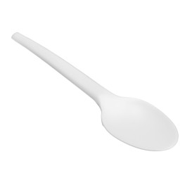 Cucchiaio Biodegradabile CPLA Bianco 16,5cm (1.000 Pezzi)