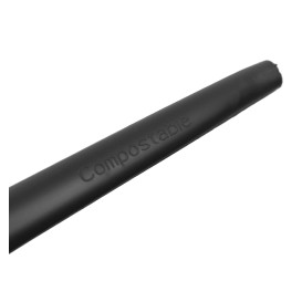 Cucchiaio Biodegradabile CPLA Nero 16,5cm (25 Pezzi)
