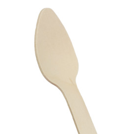 Mini Cucchiaio di Legno Imbustate 11m (500 Pezzi)