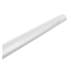 Forchetta Biodegradabile CPLA Bianco 17cm (25 Pezzi)