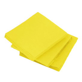 Tovagliolo di Carta micro-point Giallo 20x20cm (90 Pezzi)