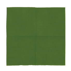 Tovagliolo di Carta micro-point Verde 20x20cm (100 Pezzi)