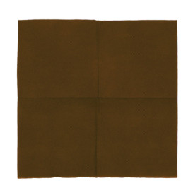 Tovagliolo di Carta micro-point Marrone 20x20cm (2400 Pezzi)